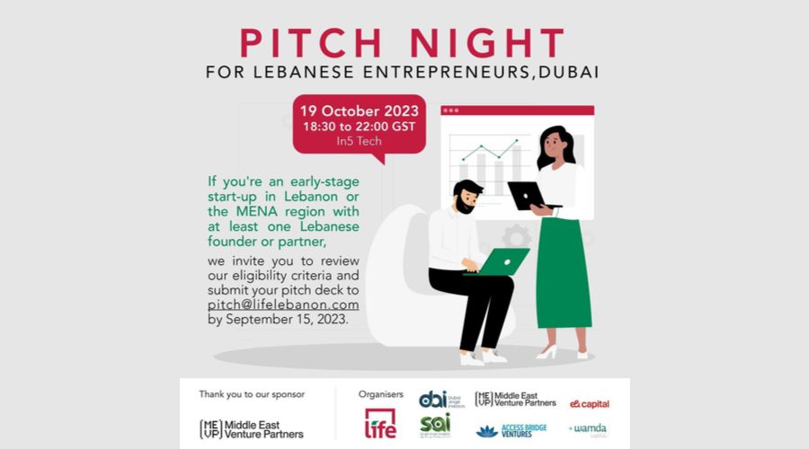 Pitch competition for Lebanese founders